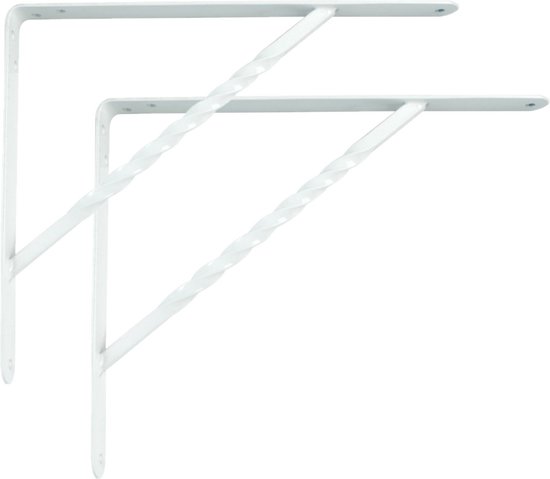 Amig Plankdrager/planksteun - Aluminium - Wit - H150 X B100 Mm
