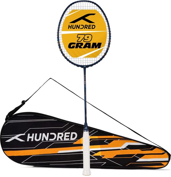 HUNDRED Viper 900 Badmintonracket (Navy, Grip Maat: G6) | Materiaal ...