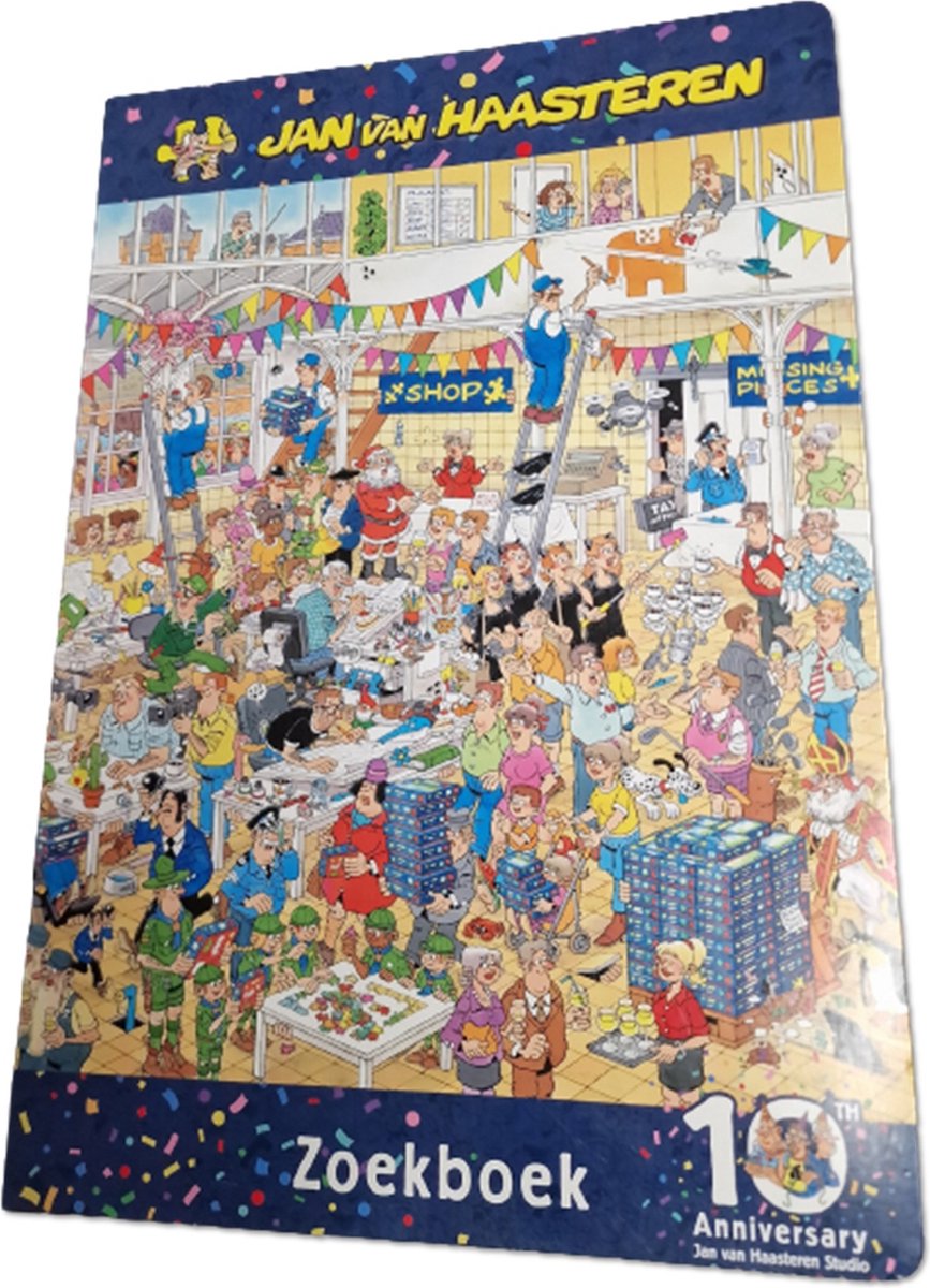 Jan van Haasteren 10th Anniversary zoekboek