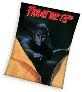 Friday the 13th Fleece deken- vrijdag de 13e- Jason- Horror- 150x200cm- polyester- fluweelzacht- horror- extra warm.
