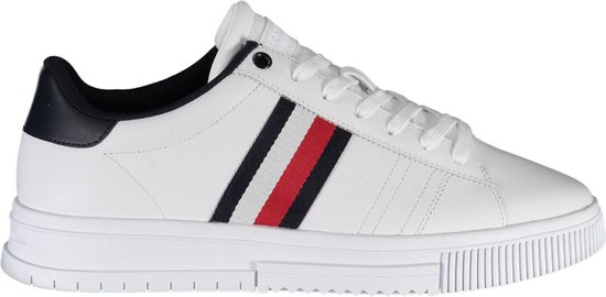 Tommy Hilfiger - Heren Sneakers Supercup Leather - Wit - Maat 42