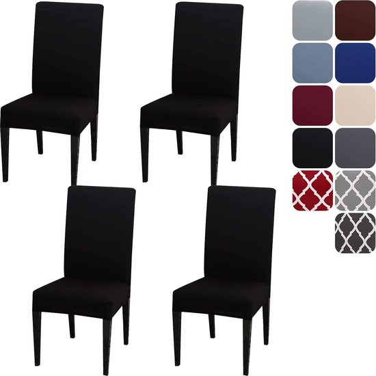 Alishomtll Seemlederen stoelhoezen, set van 4 of 6 stuks, vintage