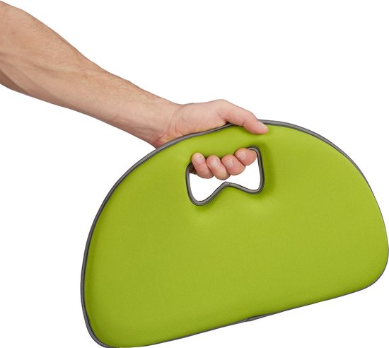 Kniezitje voor tuinieren, roestvrijstalen ergonomische enkelsteun, riem