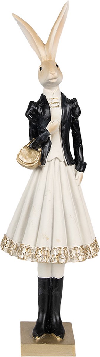 Beeld Konijn 32 cm Bruin Polyresin