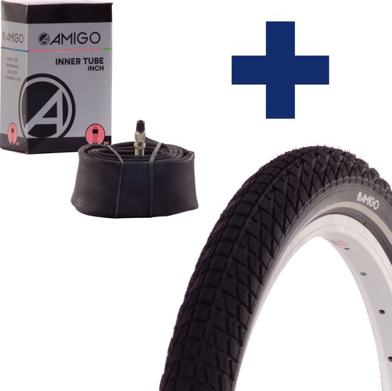 Chambre à air Schwalbe pour roue de 20 pneu largeur 40 à 62 mm Chambre à air Schwalbe pour roue de 20 pneu largeur 40 à 62 mm
