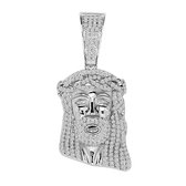 Juwelier Zwartevalk zilveren (gerhodineerd) Jezus hanger - 24.120-KL