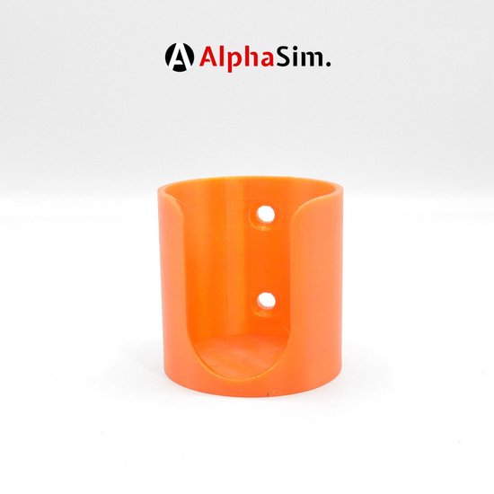 Bekerhouder voor Sim Rig met Extrusieprofiel Mount - Sim Racing Accessoire - Kleur Oranje van Merkloos — afbeelding 4