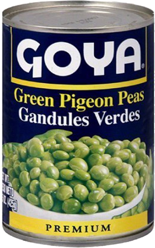 Goya Green Pigeon Peas (425g) bol