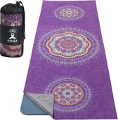 Bol.com Yogamatten handdoek antislip yoga-handdoek voor yogamat zweetabsorberend sneldrogend yogahanddoek voor pilates hot yoga ... aanbieding