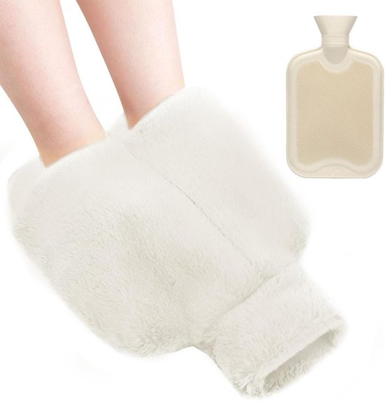Hot Water Bottle with Cover Fluffy, Hot Water Bottle, Hot Water Bag