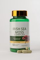 Biologische Irish SEA MOSS complex capsules seamoss - zeewier bladderwrack- supplement - Vegan - glutenvrij - lactose vrij - keto dieet