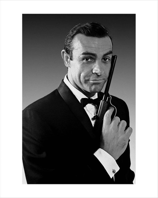 Pyramid James Bond Connery Tuxedo Impression d'Art 60x80cm