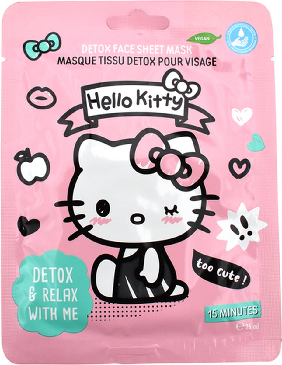 Hello Kitty - Hyaluronzuur - Roze Grapefruit - 12 stuks in Voordeelverpakking