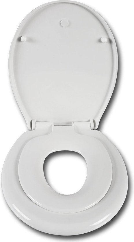 407625 Abattant Wc Familial Lucky Family Ii En Forme De D Avec Siège