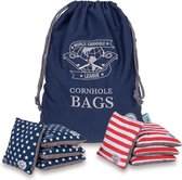 World Cornhole League Cornhole Bean Bags - 4 Stars & 4 Stripes Top Kwaliteit Klasse en Geweldig