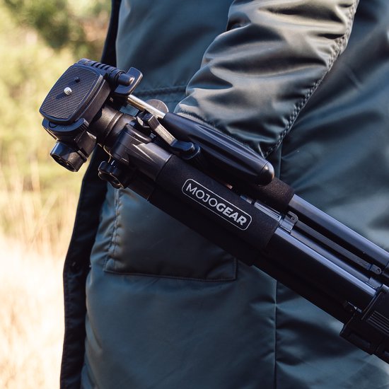 MOJOGEAR 167cm statief driepoot, monopod en horizontale