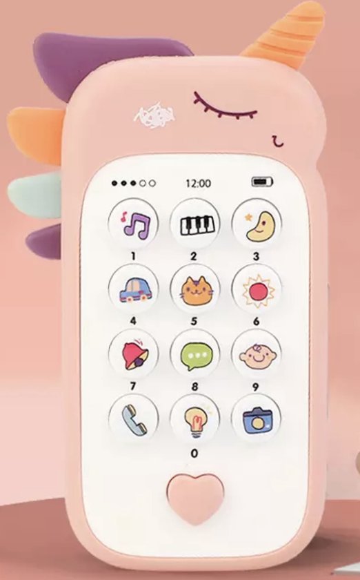 Téléphone Jouets enfant - ROSE - téléphone portable - smartphone