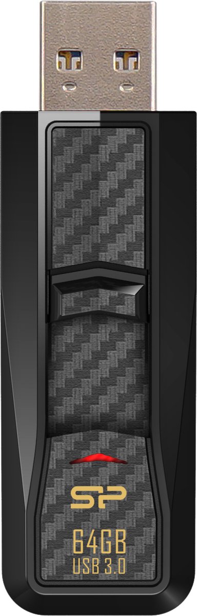 Silicon Power B50 Blaze USB Pendrive 64GB USB 3.0 Black