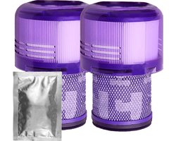 2x HEPA Motor Filter geschikt voor Dyson V11 / V15 - Steelstofzuiger vervanging - inclusief bloemen geur korrels