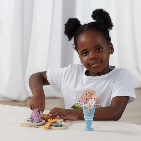 PolarB - houten lunchset - houten eetset - houten speelgoed vanaf 18+ maanden van Polarb — afbeelding 2