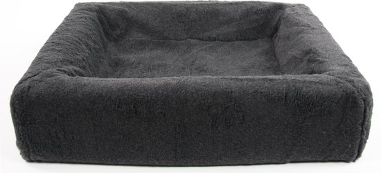 Bia Bed - Fleece Hoes - Hondenmand - Grijs - Bia-3 - 70X60X15 cm
