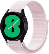 By Qubix 22mm - Sport Loop nylon bandje - Lichtroze - Huawei Watch GT 2 - GT 3 - GT 4 (46mm) - Huawei Watch GT 2 Pro - GT 3 Pro (46mm)