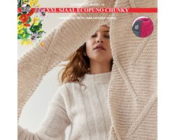 Breipakket XXL sjaal met Ecopuno Chunky model 14 van Lana Grossa Classici nr. 25-pink