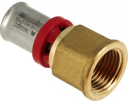Bonfix Alu-pers messing persfitting schroefbus 16 x 1/2 FRp