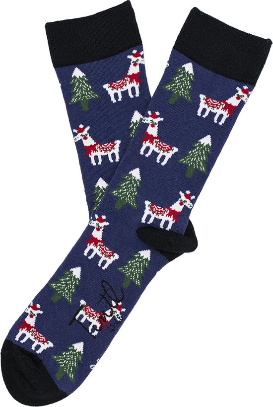 Tintl socks unisex kerstsokken | X-mas - Ilama (maat 36-40)
