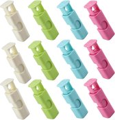 Wilhelm Sell® 10 x sluitclips – roestvrijstalen sluitclips voor voedselzakken en zakjes – sluitklemmen – zakclips voor het sluiten en bewaren van versheid