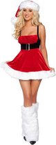 Tibri - Kerstjurkje 120 - Santa Lady - Maat M - Sexy - Kerstjurkjes - Kerstpakje - Sexy kerstpakje - Sexy kerstkostuum