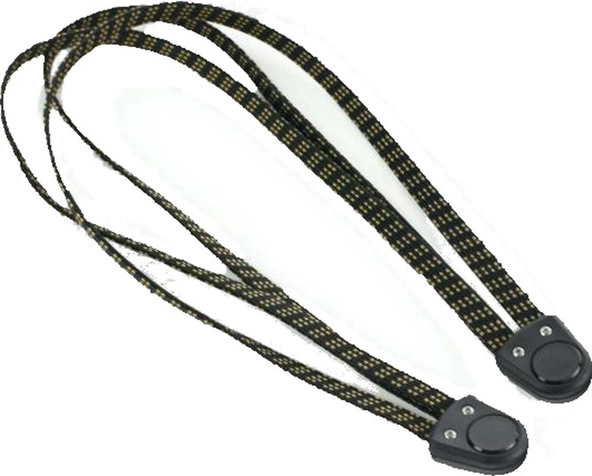 Widek Trio-snelbinder - Elastisch - Zwart/Goud - 60 cm - Voor stads- en omafietsen
