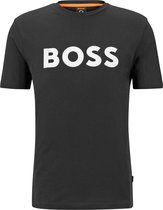 BOSS - T-shirt Thinking Zwart - Heren - Maat XL - Modern-fit