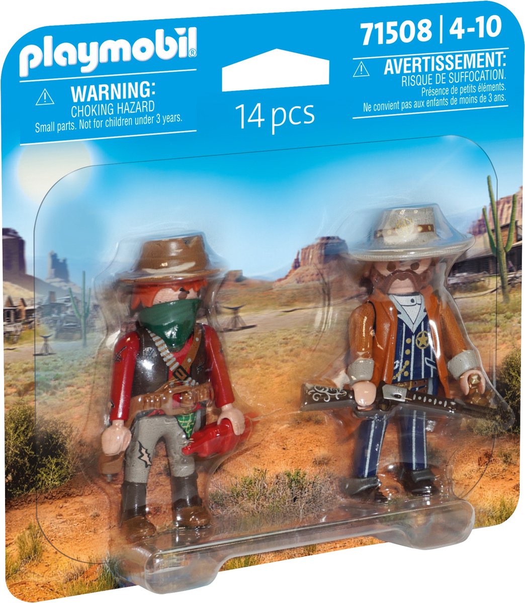 Playmobil 71508 Duopacks Bandieten En Sheriffs