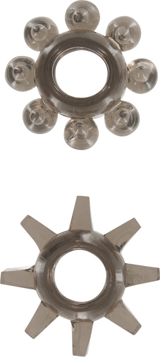 Goedkoopste ToyJoy Power Stretchy Rings - Cockring - Zilverkleurig