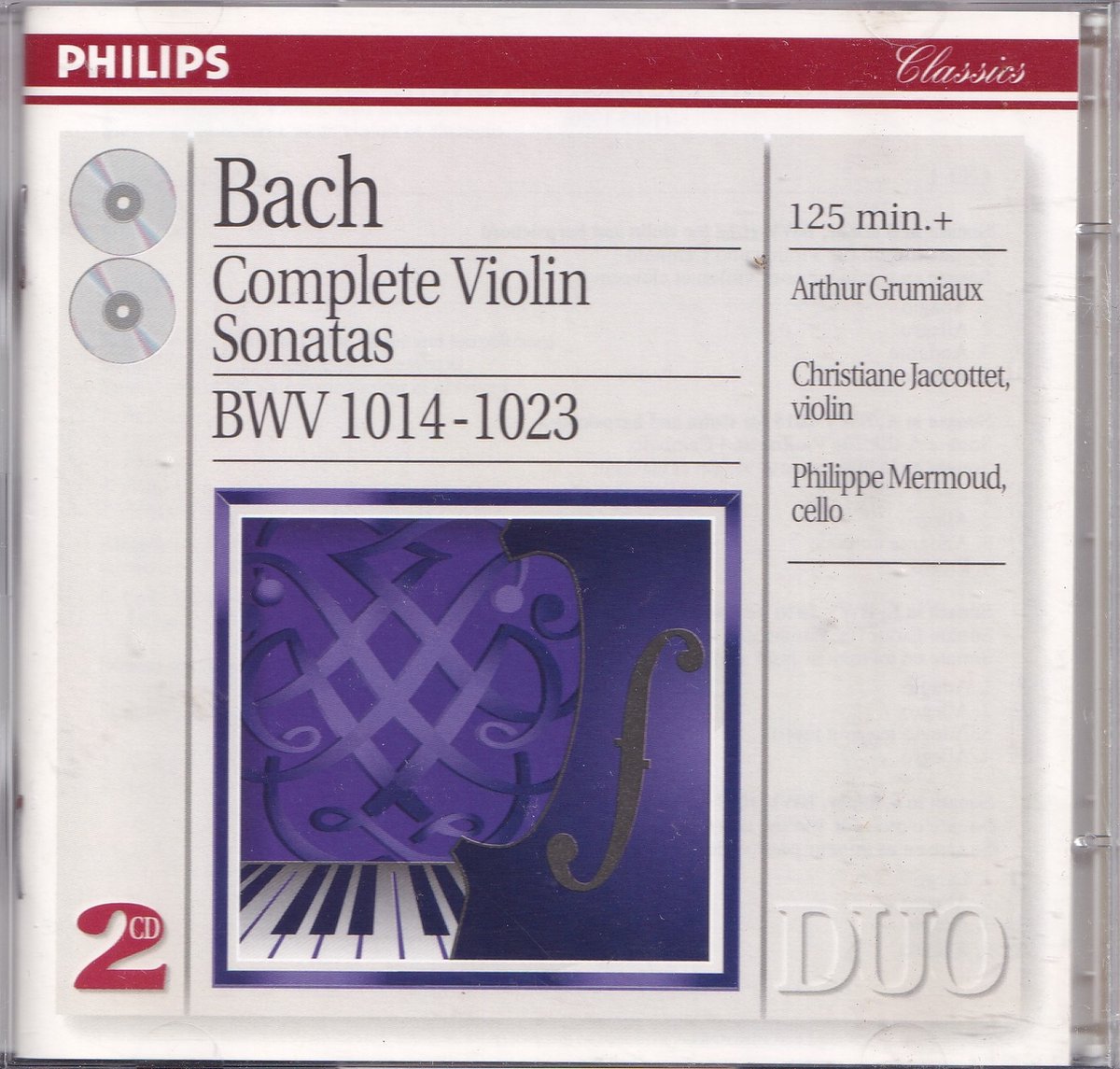 Bach: Complete Violin Sonatas / Grimiaux, Jaccottet, Mermoud