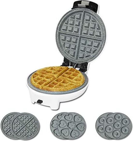 Bubble Wafelijzer - Rond - 1 Grote Wafel - 1200 W - Royal Catering Bubble Wafelijzer Rond 1 Grote Wafel 1200 W Royal Catering 10012632