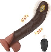 Axel Zwart- vibrerende penis sleeve - Vibrator - Penis Stimulator - Erotiek - Seks speeltjes - vibrator voor koppels – Seks toys - Met afstandsbediening