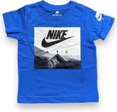 Nike Futura Air View T Shirt Baby - Blauw/Wit - Maat 86/92 CM - Unisex