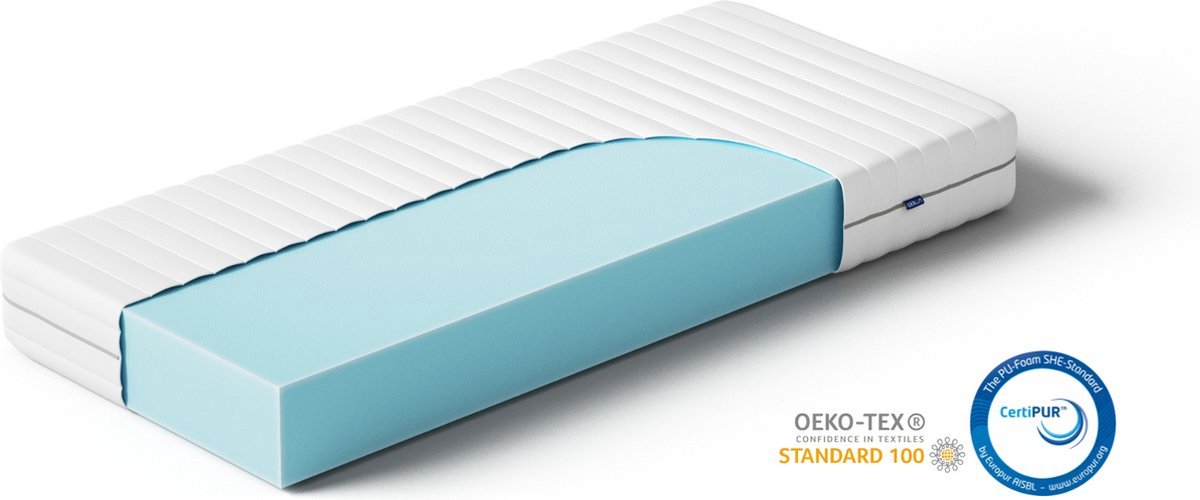 Akkon® Matras 90x190 Koudschuim HR45 - 20 cm dik | Airfoam - Premium Tijk