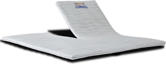 Comforter|topper NASA-VISCO-Traagschuim split topmatras | Met Split|6,5cm dik|CoolTouch VISCO VENTI-foam Topdek matras 180x200 cm