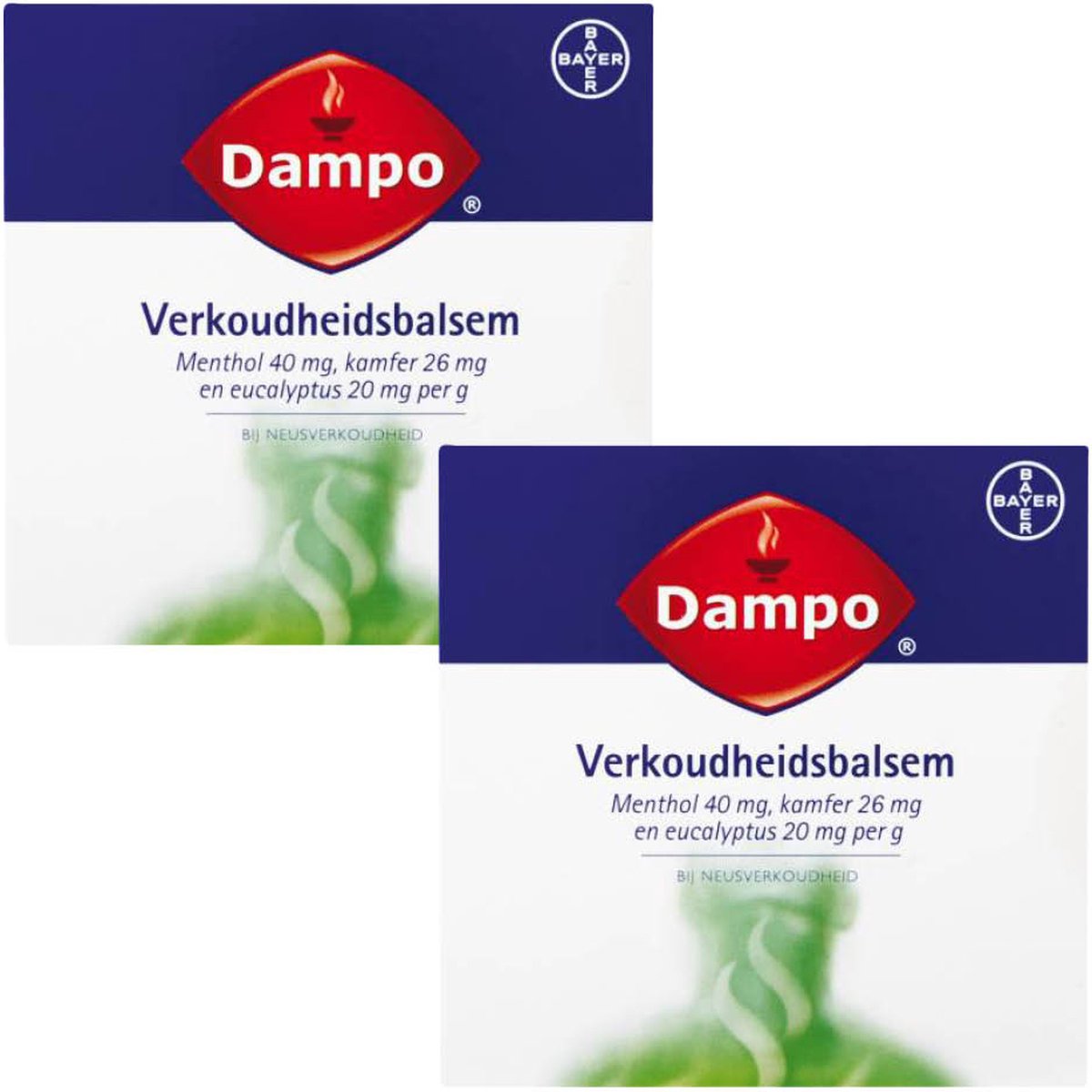 Goedkoopste Dampo Verkoudheidsbalsem - 2 x 30 gram