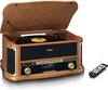 Classic Phono Retro Platenspeler - Bluetooth - Auto-stop - DAB Radio CD en Cassettespeler - TCD-2571WD - Hout