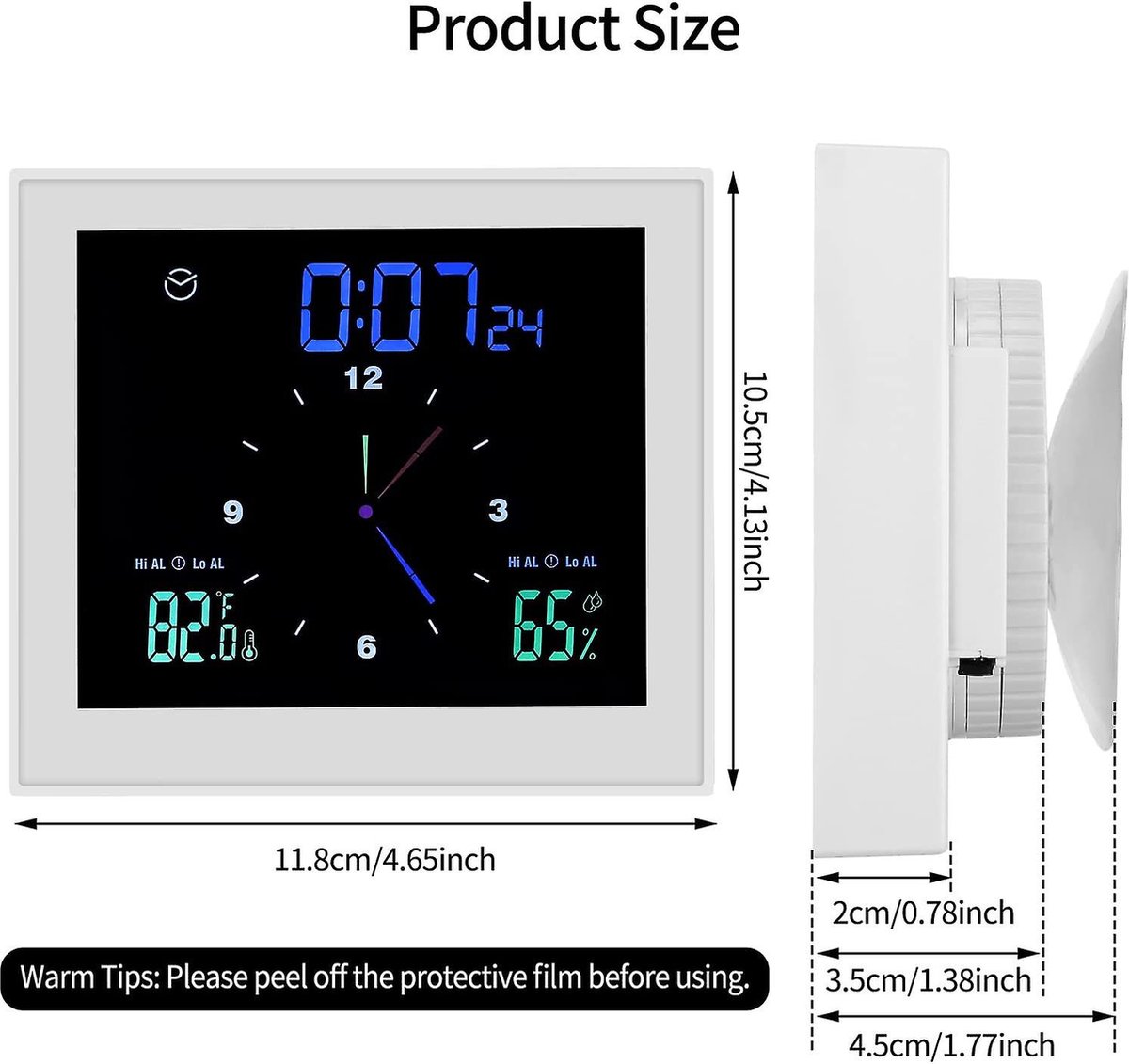 Douchetimer - digitale waterdichte timer - douche klok - showertimer - digitaal - IPX7