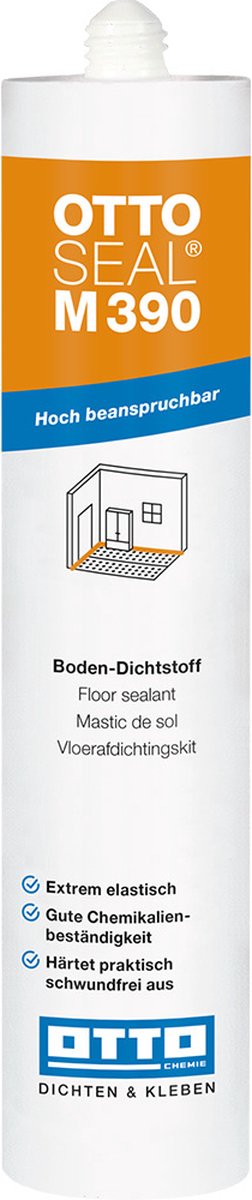 Ottoseal M390 vloerkit MS polymeer - 310 ml koker - es den spar - voor parket en houten vloeren