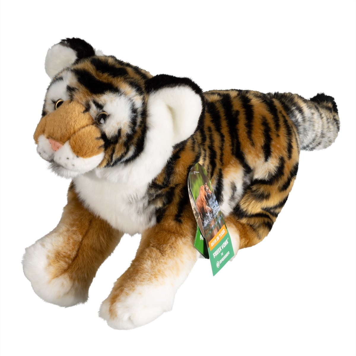Freek Vonk x BRESSER Raya de Tijger - Pluche knuffel van 50 cm - Gerecycled materiaal — afbeelding 4