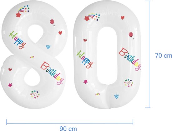 Ballonnen 70 jaar goud (6st) - Jetjes & Jobjes