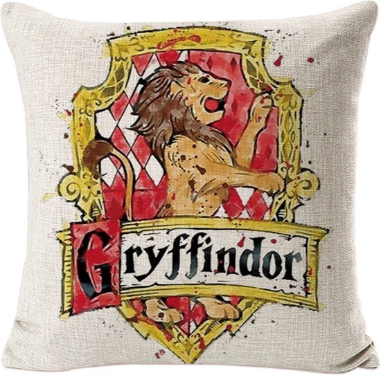 Harry Potter Kussenhoes | Griffoendor - Gryffindor Huiswapen | 45x45 cm