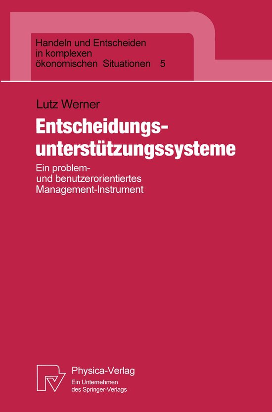 Entscheidungsunterstützungssysteme - cover