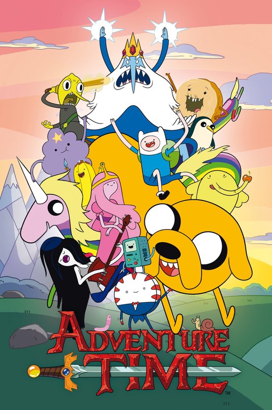 Affiche Groupe Abystyle Adventure Time - 61x91.5cm